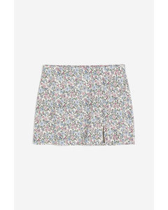 Short Skirt Cream/floral