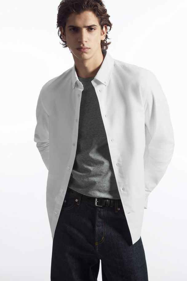 COS Button-down Collar Oxford Shirt White