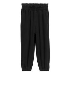 Lyocell Pull-on Trousers Black