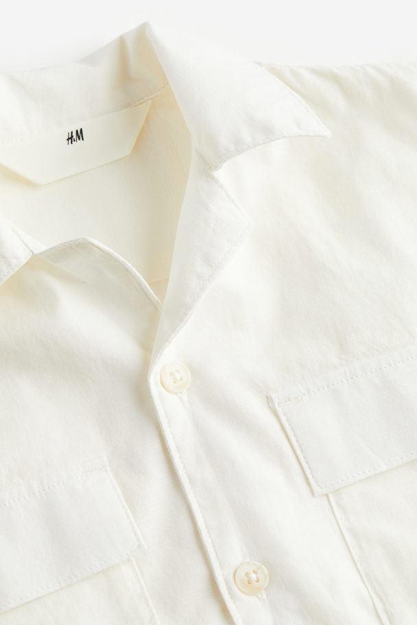 H&M 2-piece Cotton Set White/beige