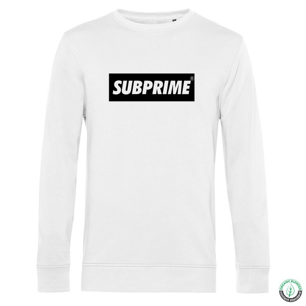 Subprime Subprime Sweater Block White Weiss