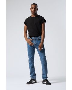 Easy Regular Straight Jeans Fransk Blå