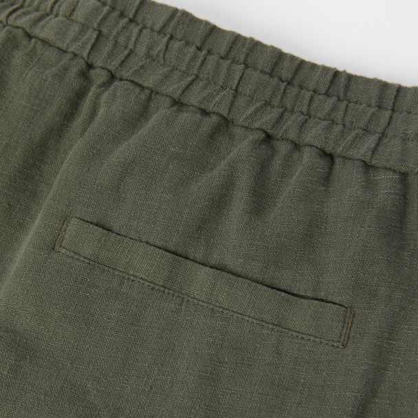 Singular Society Men's Linen Drawstring Shorts