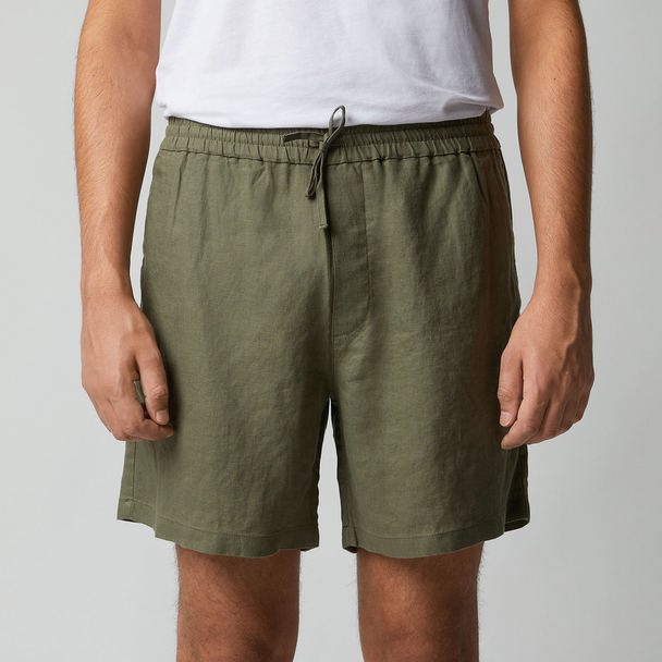 Singular Society Men&amp;amp;amp;amp;#39;s Linen Drawstring Shorts