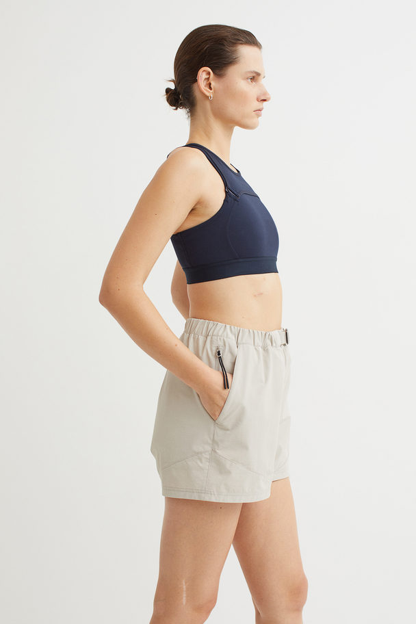 H&M Water-repellent Shorts Light Beige