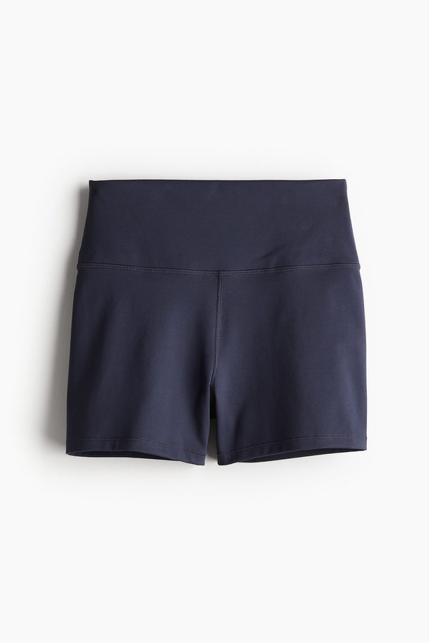 H&M DryMove™ Sport-Hotpants Stahlblau