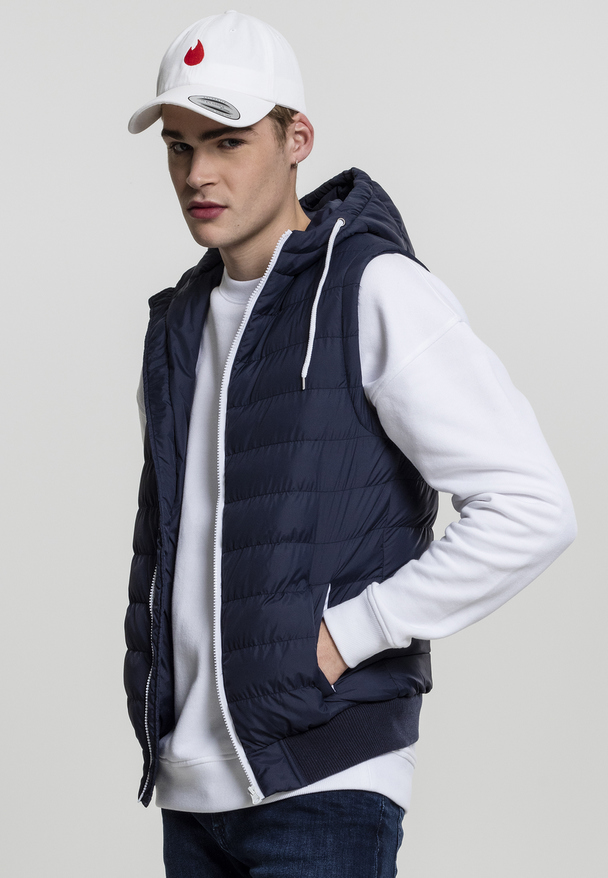 Urban Classics Herren Small Bubble Hooded Vest