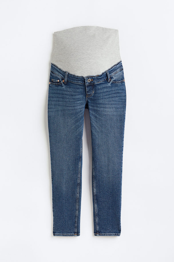 H&M MAMA Slim Ankle Jeans Blau
