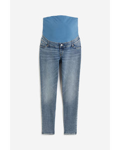 MAMA Slim Ankle Jeans Helles Denimblau