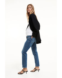 MAMA Slim Ankle Jeans Denimblau
