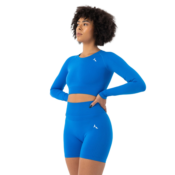 Carpatree Carpatree Womens/ladies Blaze Seamless Long-sleeved Crop Top