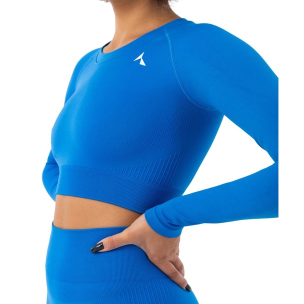 Carpatree Carpatree Womens/ladies Blaze Seamless Long-sleeved Crop Top