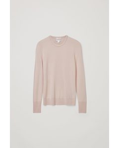 Cashmere Long-sleeve Top Dusty Pink