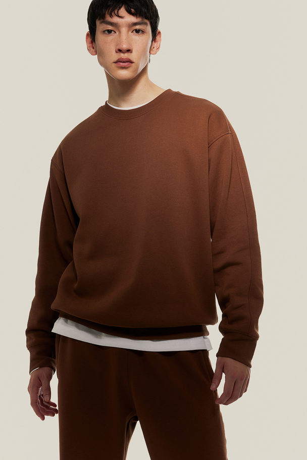 H&M Thermolite®-sweater - Relaxed Fit Bruin