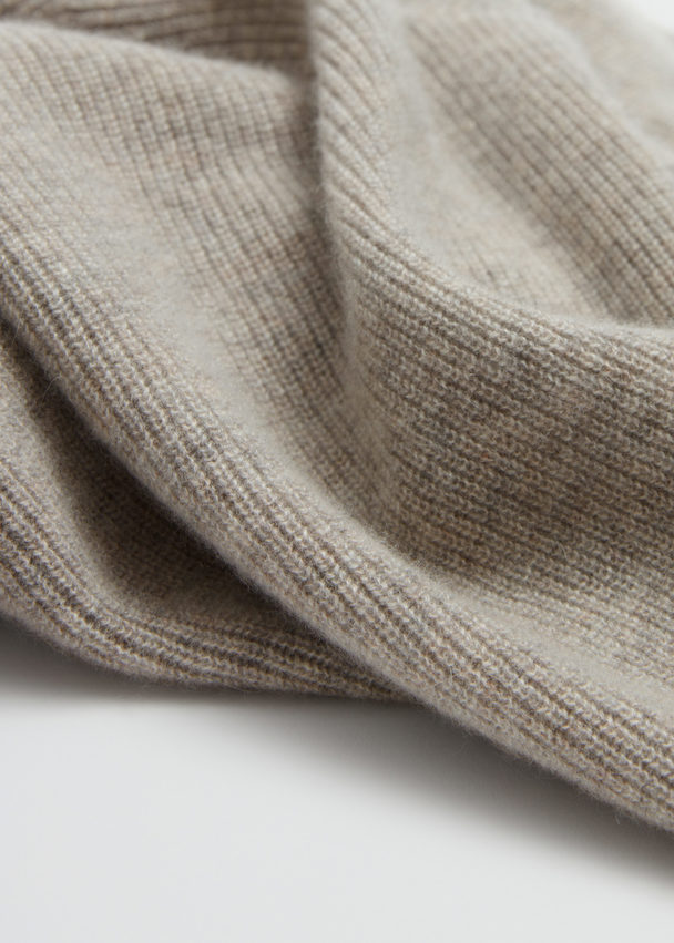 & Other Stories Cashmere Turtleneck Sweater Mole