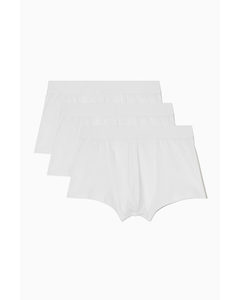 3-pack Jersey Boxer Briefs White