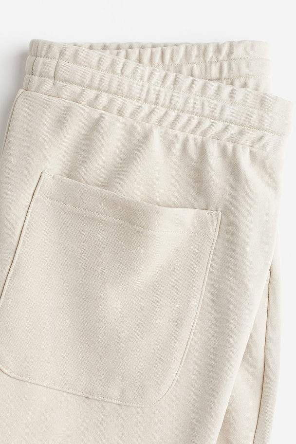 H&M Sweatshorts in Regular Fit Hellbeige