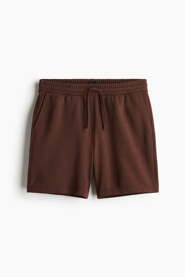 H&M Sweatshorts in Regular Fit Braun