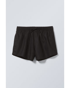 Tyler Shorts I Linblandning Svart