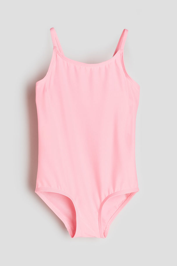 H&M Patterned Swimsuit Pink