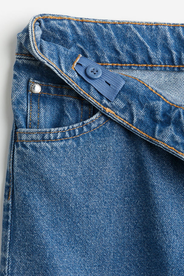 H&M Loose Fit Jeans Denimblauw