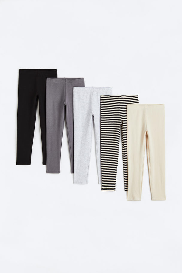 5-pack Jersey Leggings