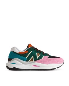 New Balance 57/40 Trainers Pink/green