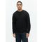 Badstof Sweater Met Relaxte Pasvorm Zwart