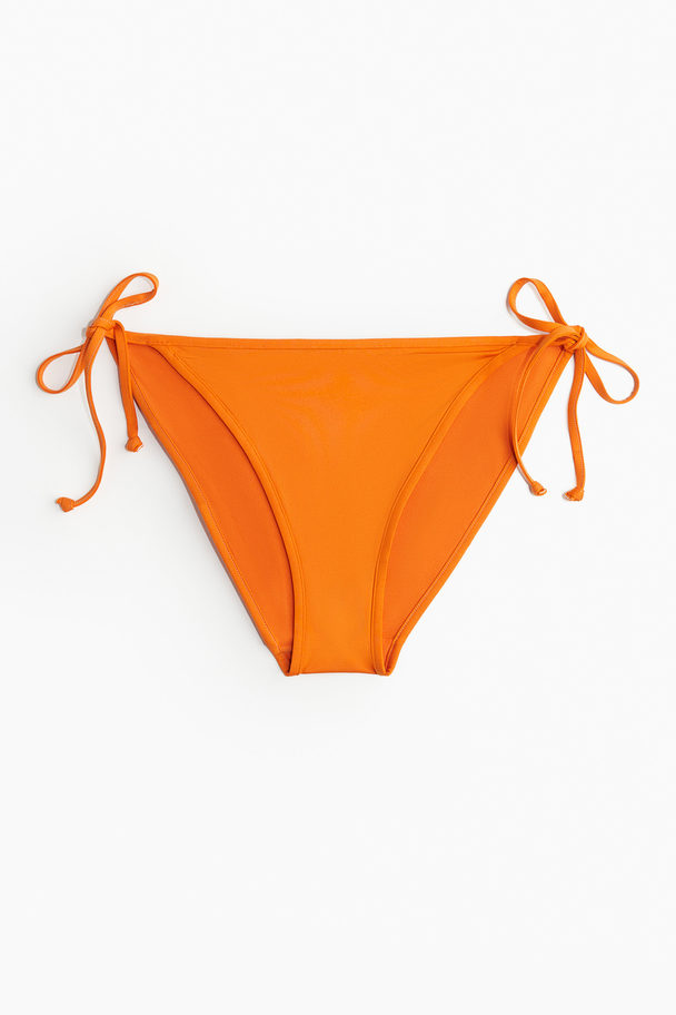 H&M Tie-Tanga Bikinihose Orange