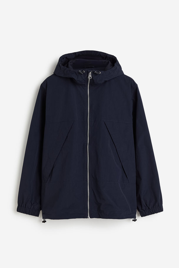 H&M Waterafstotende Windbreaker Marineblauw