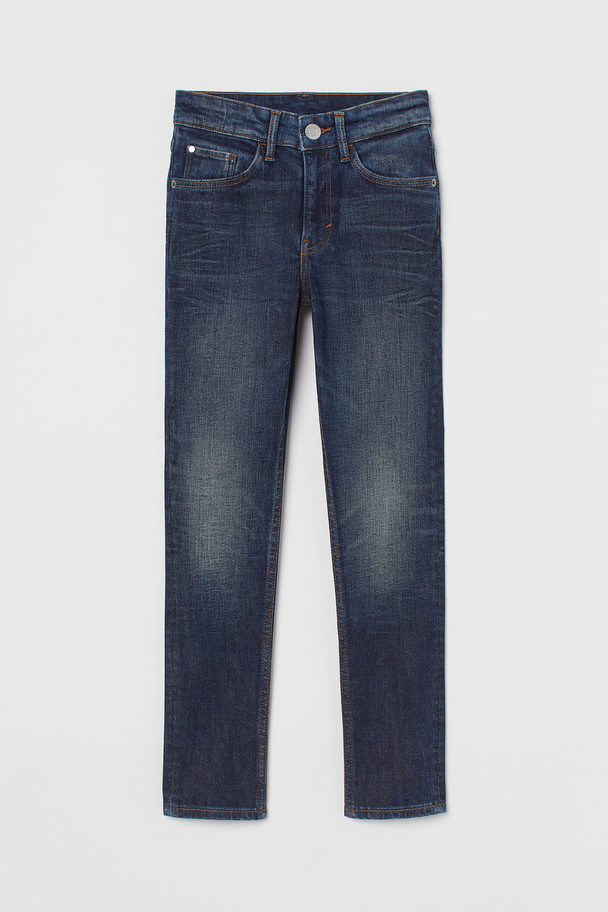 H&M Skinny Fit Stretch Jeans Dark Denim Blue