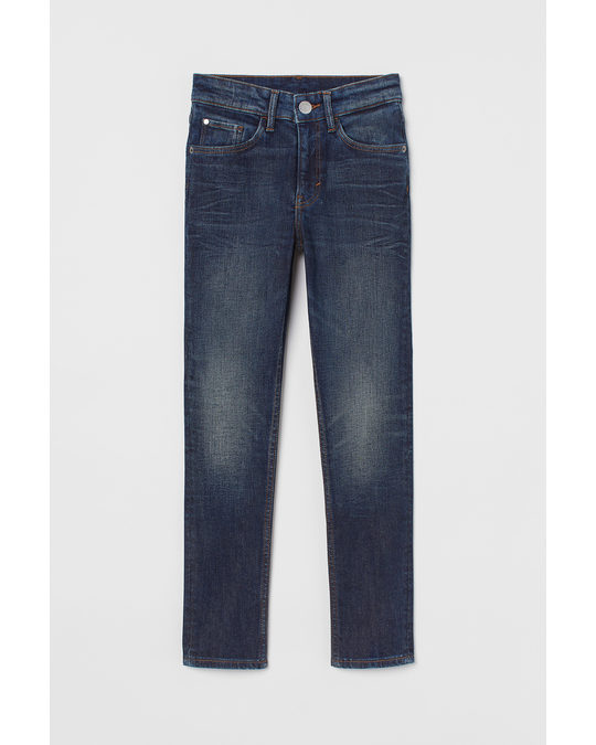 H&M Skinny Fit Stretch Jeans Dark Denim Blue