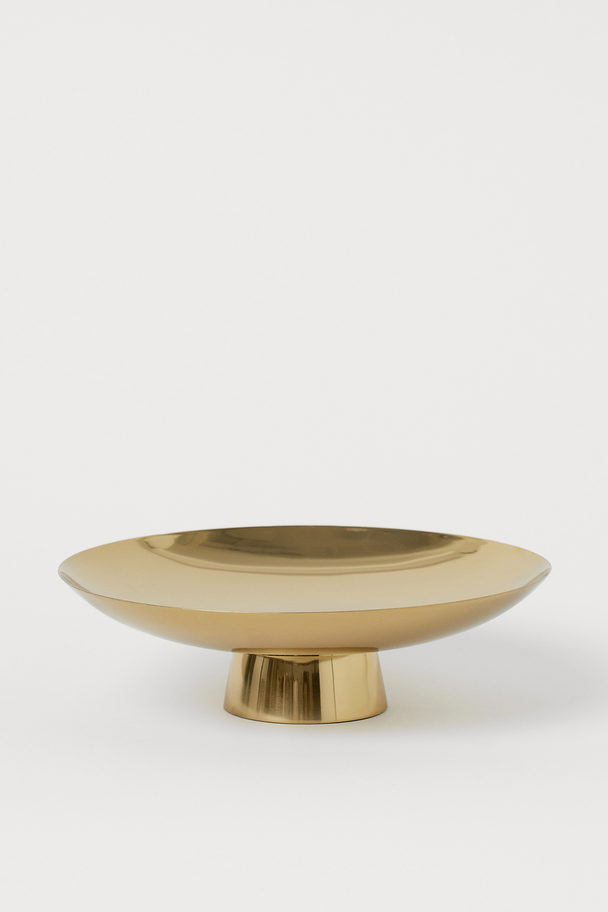 H&M HOME Dish With A Base Gold-coloured