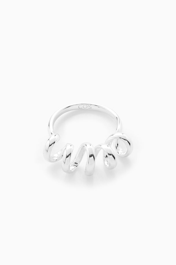 COS Spiral Ring Silver