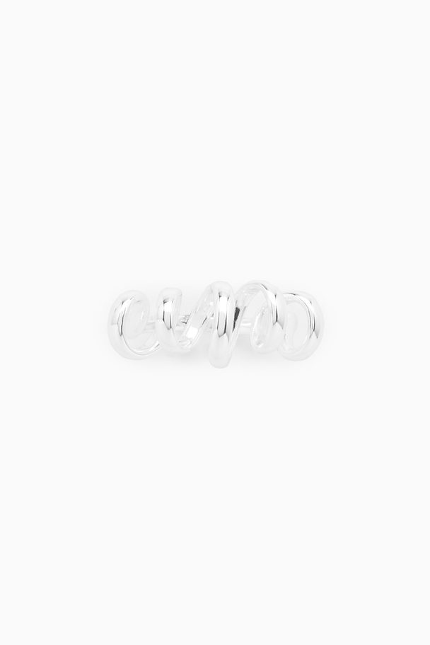 COS Spiralformad Ring Silver