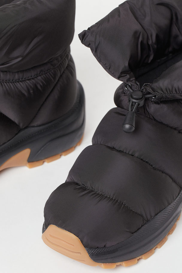 H&M Padded Trainer Boots Black