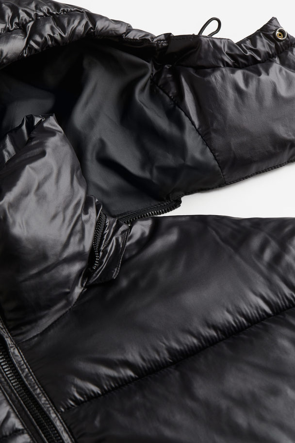 H&M Oversized Fit Puffer Jacket Black