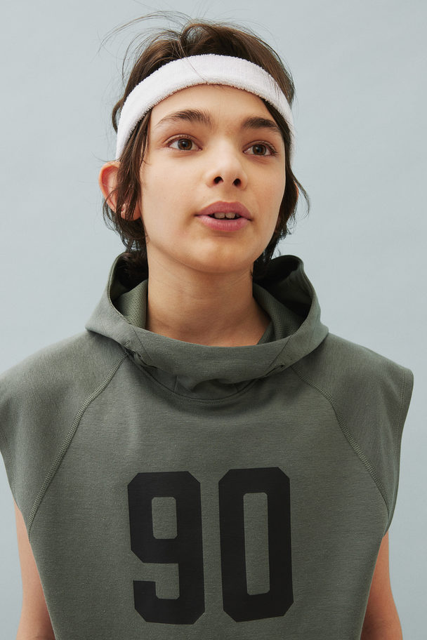 H&M 2-teiliges Sportset aus Jersey Khakigrün