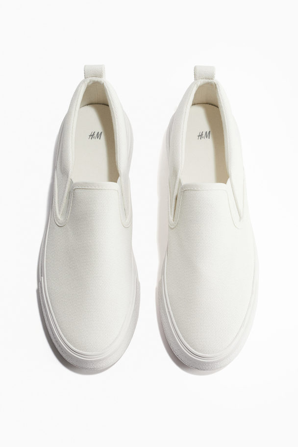 H&M Slip On-sneakers Hvid