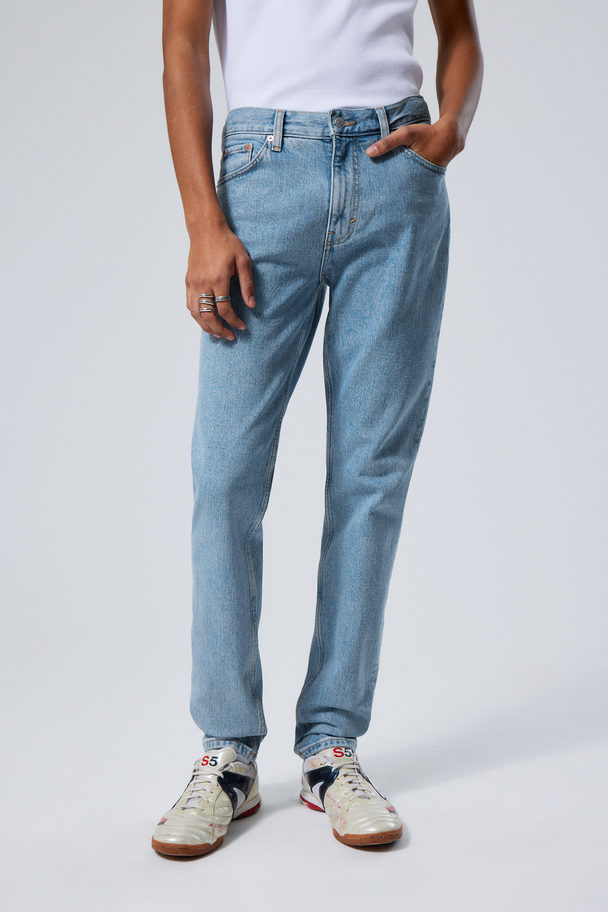 Weekday Sunday Slim Jeans, Der Er Smallerede Forneden Himmelblå