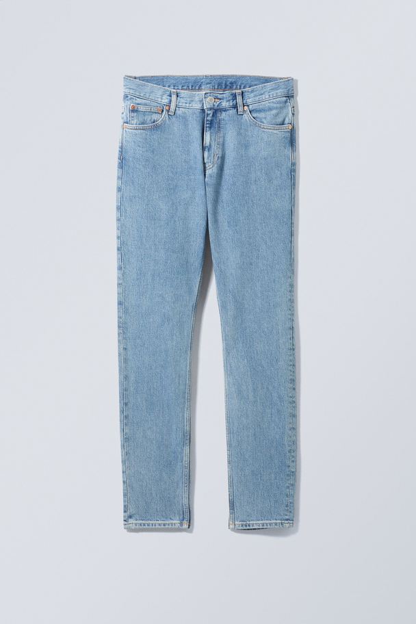 Weekday Schmale Jeans Sunday mit konisch zulaufendem Bein Tiefblau