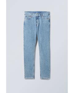 Strakke Taps Toelopende Jeans Sunday Hemelsblauw