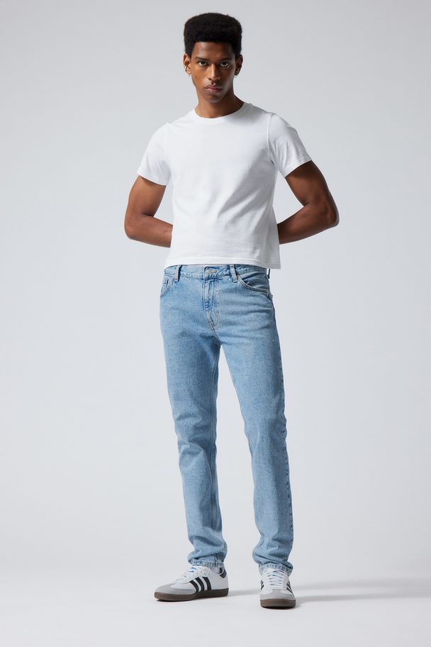 Weekday Sunday Slim Tapered Jeans Cerulean Blue