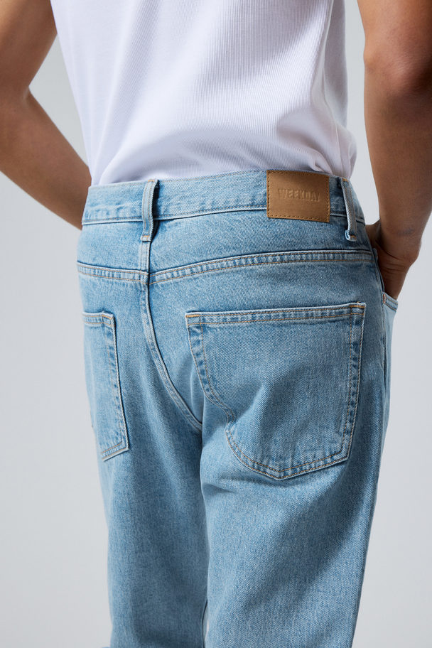 Weekday Sunday Slim Tapered Jeans Cerulean Blue