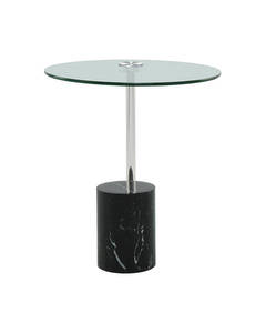 Sidetable Roserio 525 Silver / Black