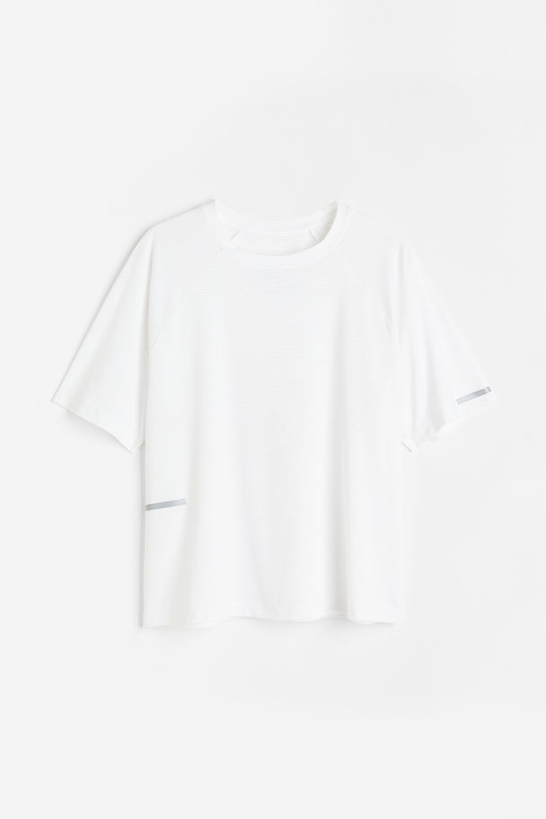 H&M DryMove™ Sportshirt Weiß