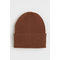 Rib-knit Hat Brown