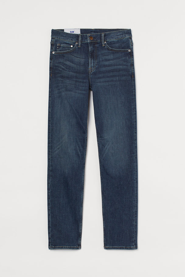H&M Freefit® Slim Jeans Dunkelblau