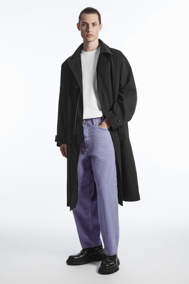 COS Dome Jeans - Straight/ankle Length Overdyed Violet