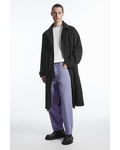 Dome Jeans - Straight/ankle Length Overdyed Violet